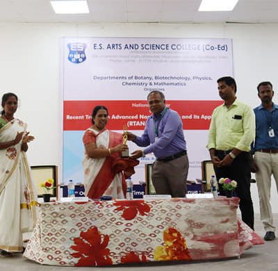 E. S. Arts and Science College (Co.ED) Villupuram Seminar on "Recent Trends in Advanced Nano materials and its Applications photo 4